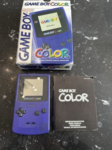 Nintendo gameboy color lila - color,
