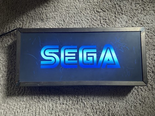 Sega retro leuchtreklame aus - sega,